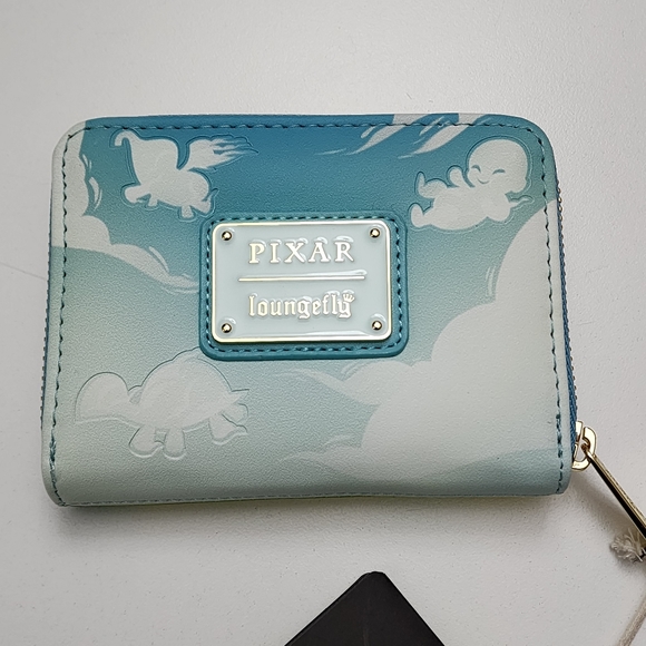 Disney UP Carl & Ellie in Love Cloud Watching Loungefly Mini Backpack & Wallet main image 6